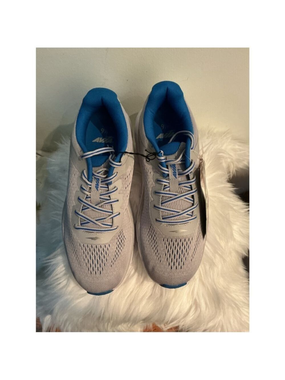 Avia Hightail Gray Blue Running Sneakers Men’s Size 9.5 New